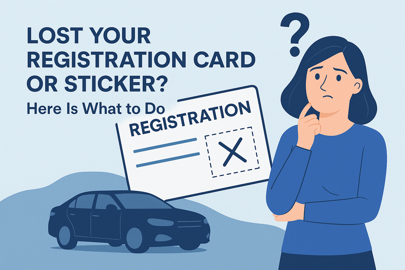Lost Registration Card or Sticker